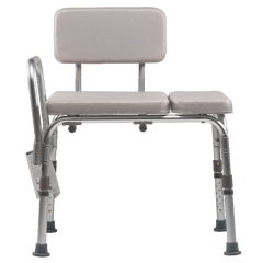 Dynarex Padded Tub Transfer Bench - Enhance safety and comfort with this adjustable, sturdy transfer bench designed for easy bathing access. Ideal for seniors and those with mobility challenges.