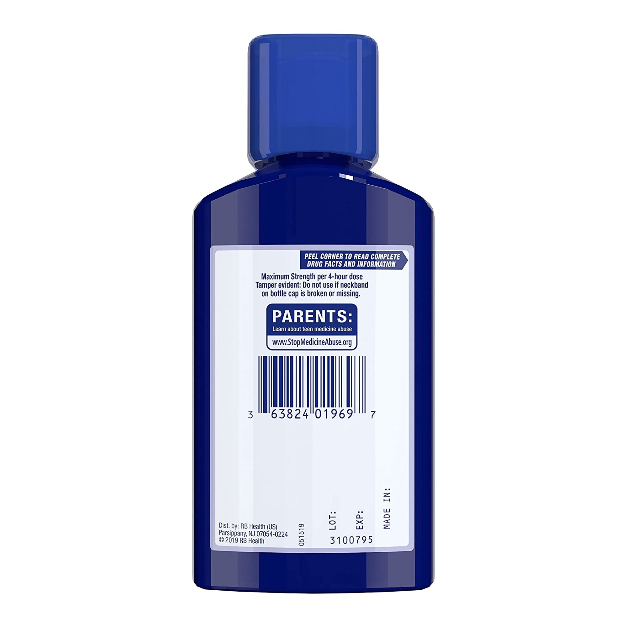Cold and Cough Relief Mucinex Fast-Max 20 mg - 400 mg - 10 mg / 5 mL Strength Liquid 6 oz.,Packaging Type- Each