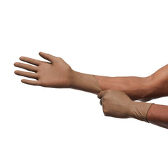 Surgical Glove McKesson Perry Size 7.5 Sterile Latex Standard Cuff Length Smooth Brown Not Chemo Approved | 4Box/Case