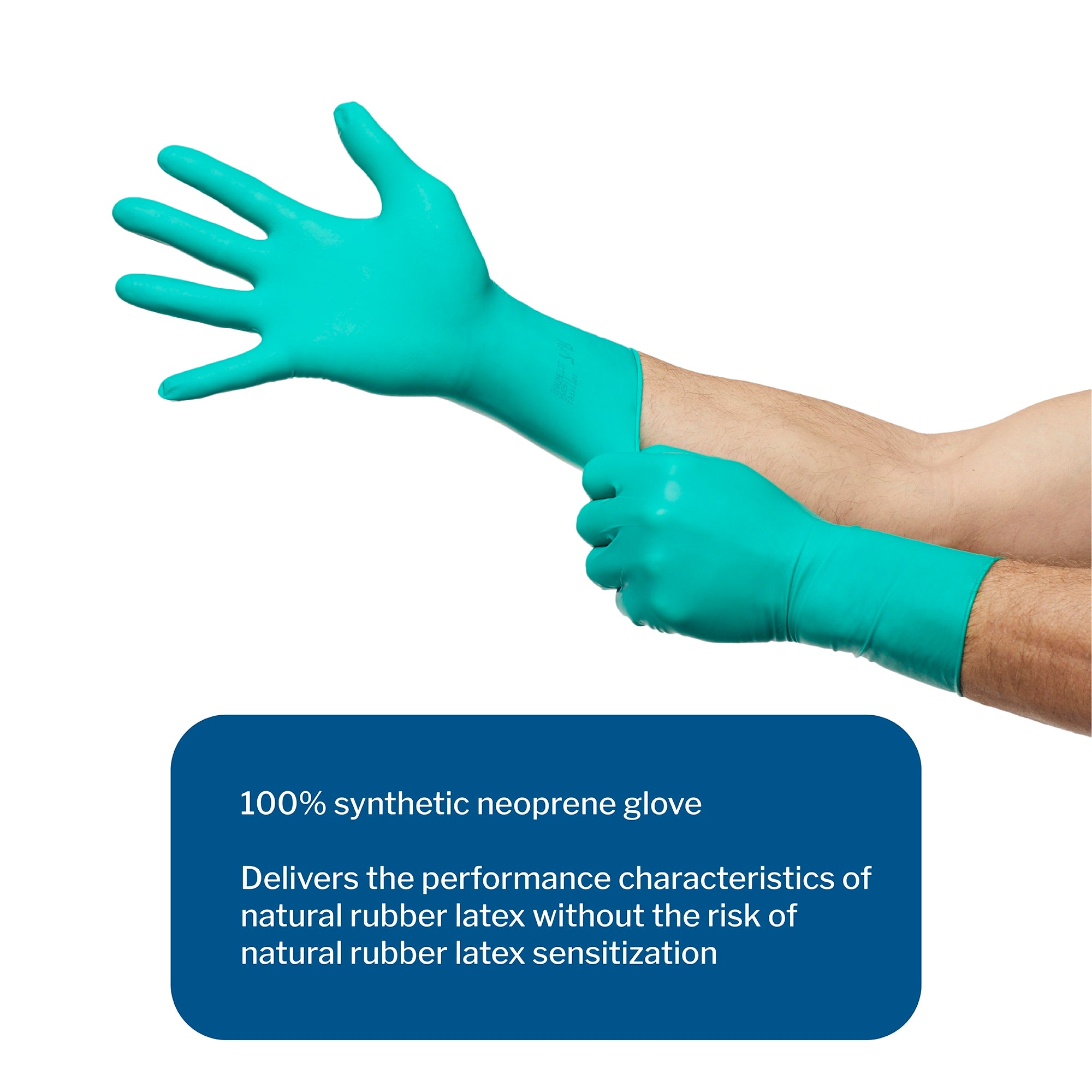 surgical glove mckesson perry performance plus size 7 5 sterile polychloroprene standard cuff length smooth dark green chemo tested packaging type box