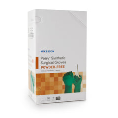 Surgical Glove McKesson Perry Performance Plus Size 8 Sterile Polychloroprene Standard Cuff Length Smooth Dark Green Chemo Tested | 4Box/Case