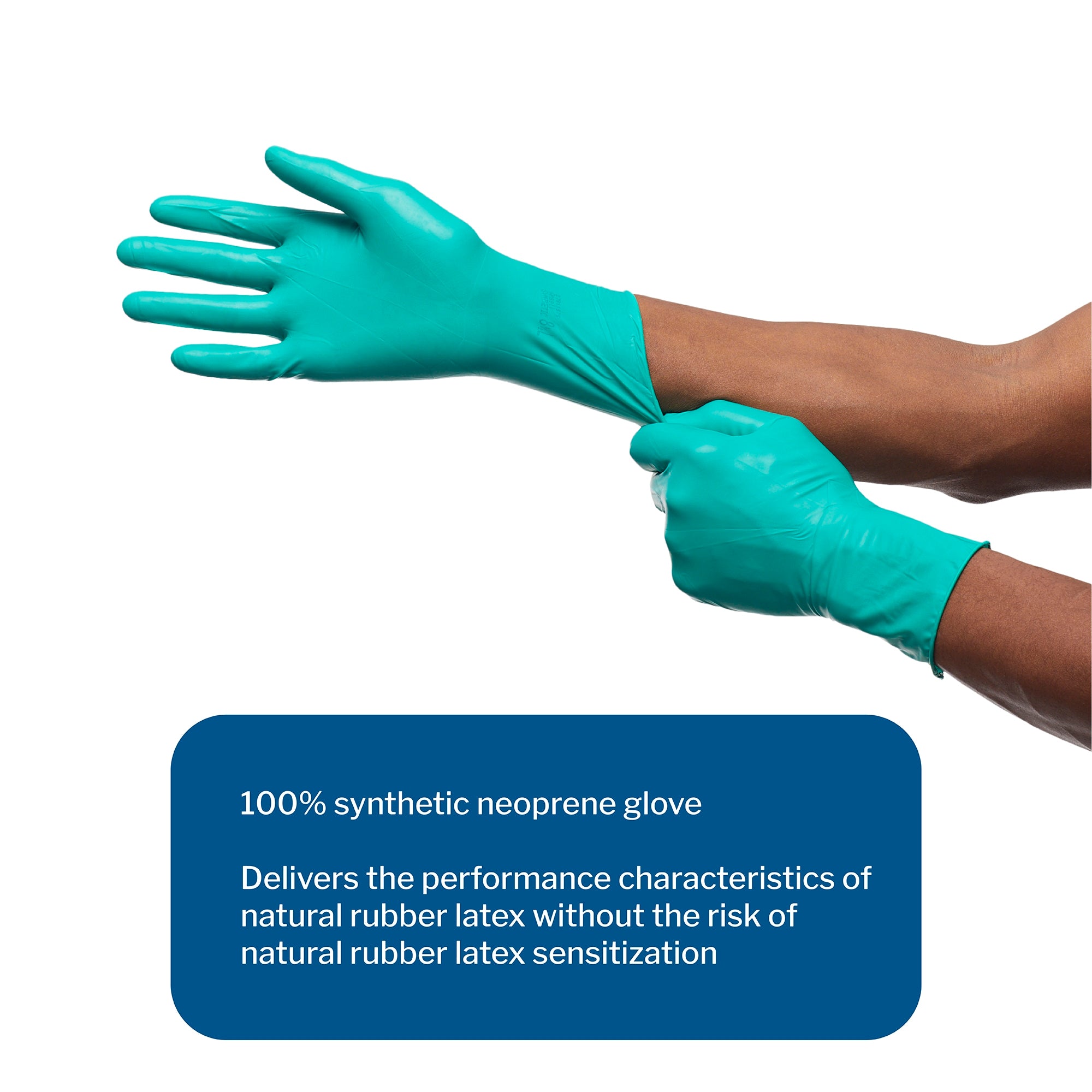 surgical glove mckesson perry performance plus size 8 5 sterile polychloroprene standard cuff length smooth dark green chemo tested packaging type box