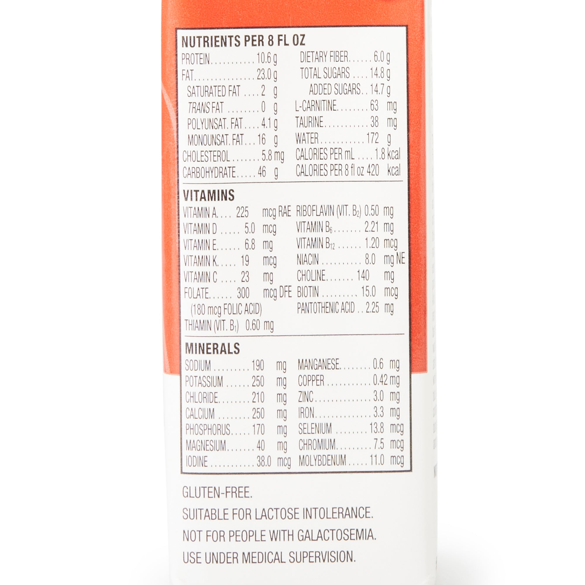 Oral Supplement Suplena with Carbsteady Vanilla Flavor Liquid 8 oz. Reclosable Carton, Packaging Type- Case