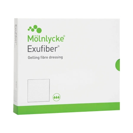 Gelling Fiber Dressing Exufiber 2 X 2 Inch Square,Packaging Type- Box