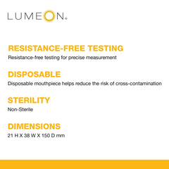 McKesson LUMEON Mouthpiece Plastic Disposable, Packaging Type- Case