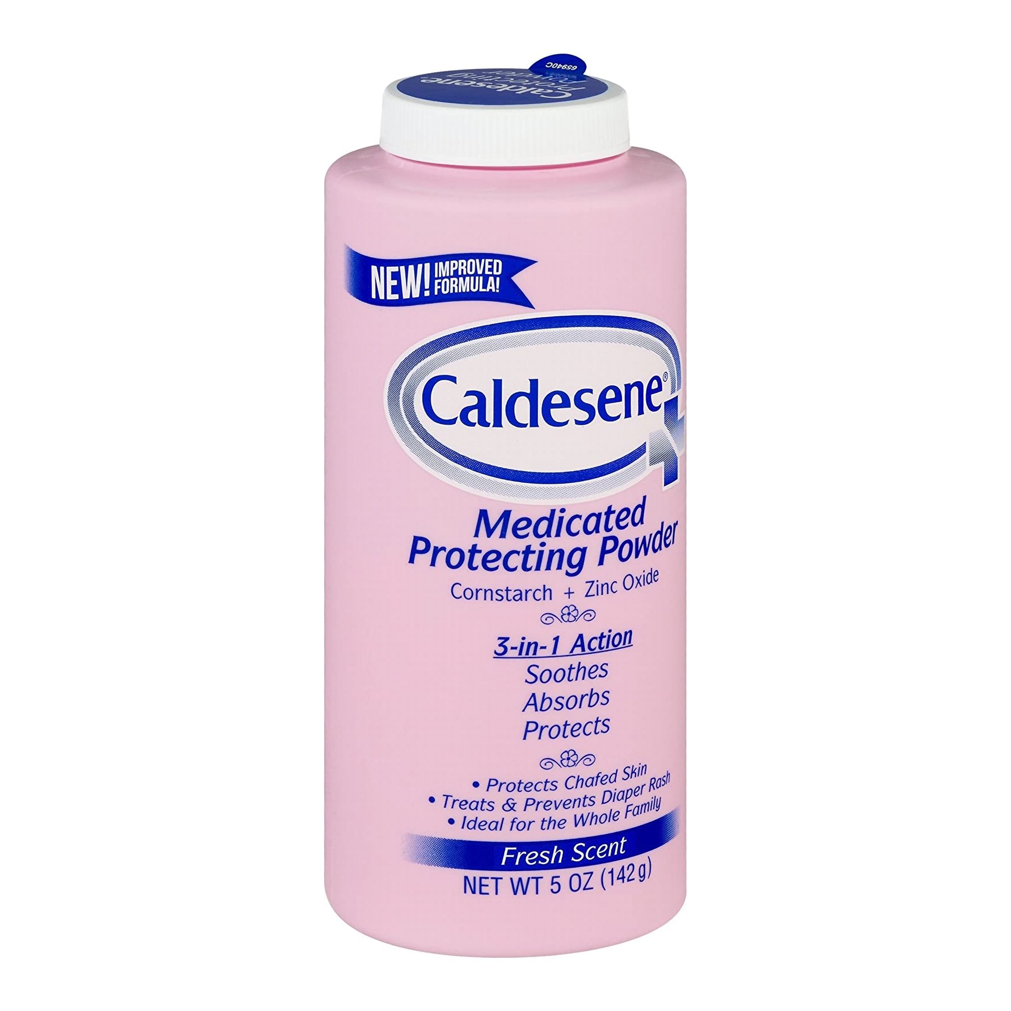 Body Powder Caldesene Medicated Protecting 5 oz. Fresh Scent Shaker Bottle 81% Cornstarch / 15% Zinc Oxide,Packaging Type- Each