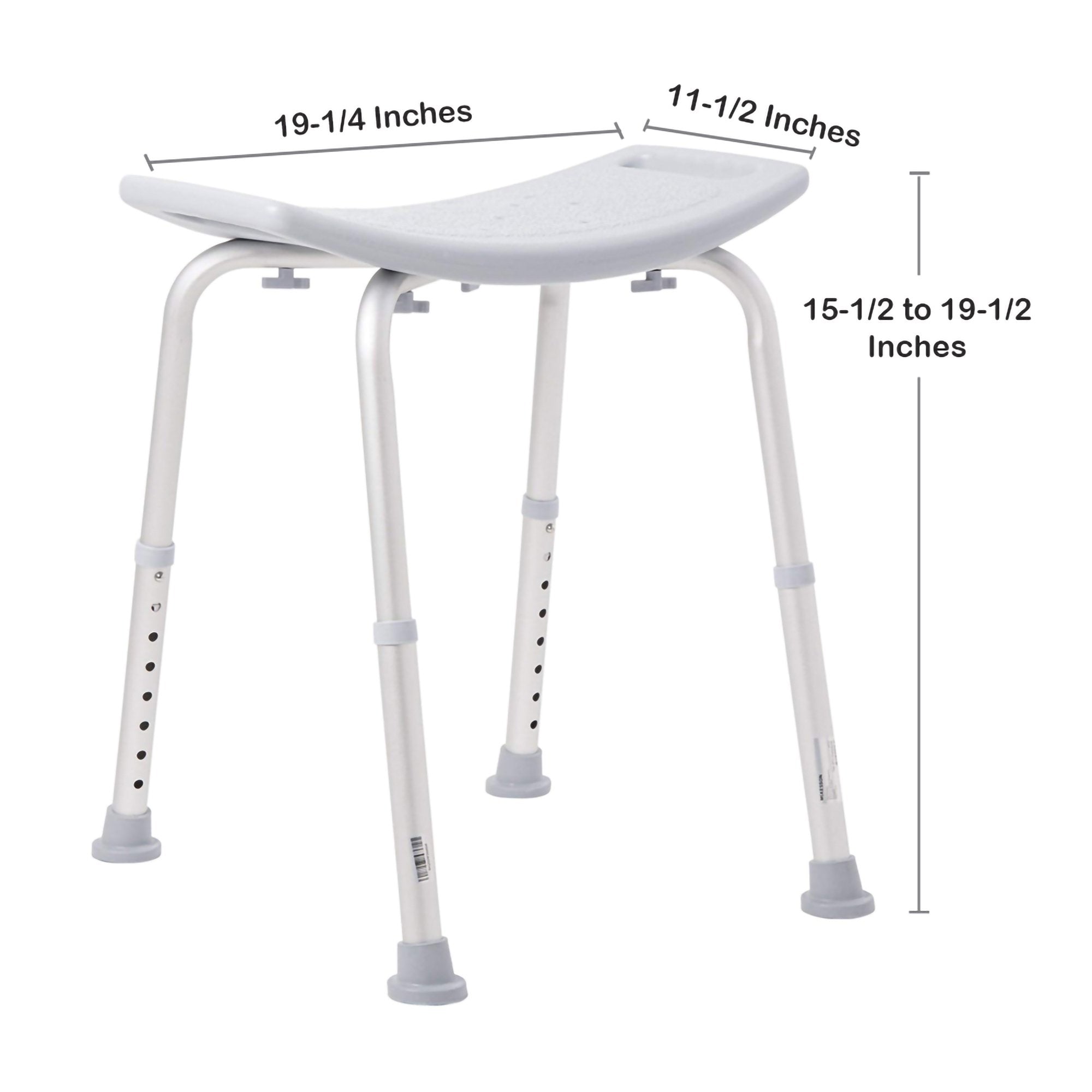 McKesson Bath Bench with Removable Backrest