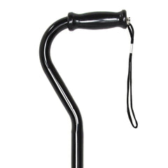 Offset Cane McKesson Steel 29-3/4 to 37-3/4 Inch Height Black