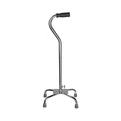 Large Base Quad Cane McKesson Steel 29 to 37-1/2 Inch Height Chrome, Packaging Type- Case
