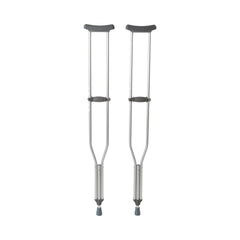 McKesson Underarm Crutches Tall Adult | 350 lbs Capacity, Adjustable Height (5'10"–6'6")