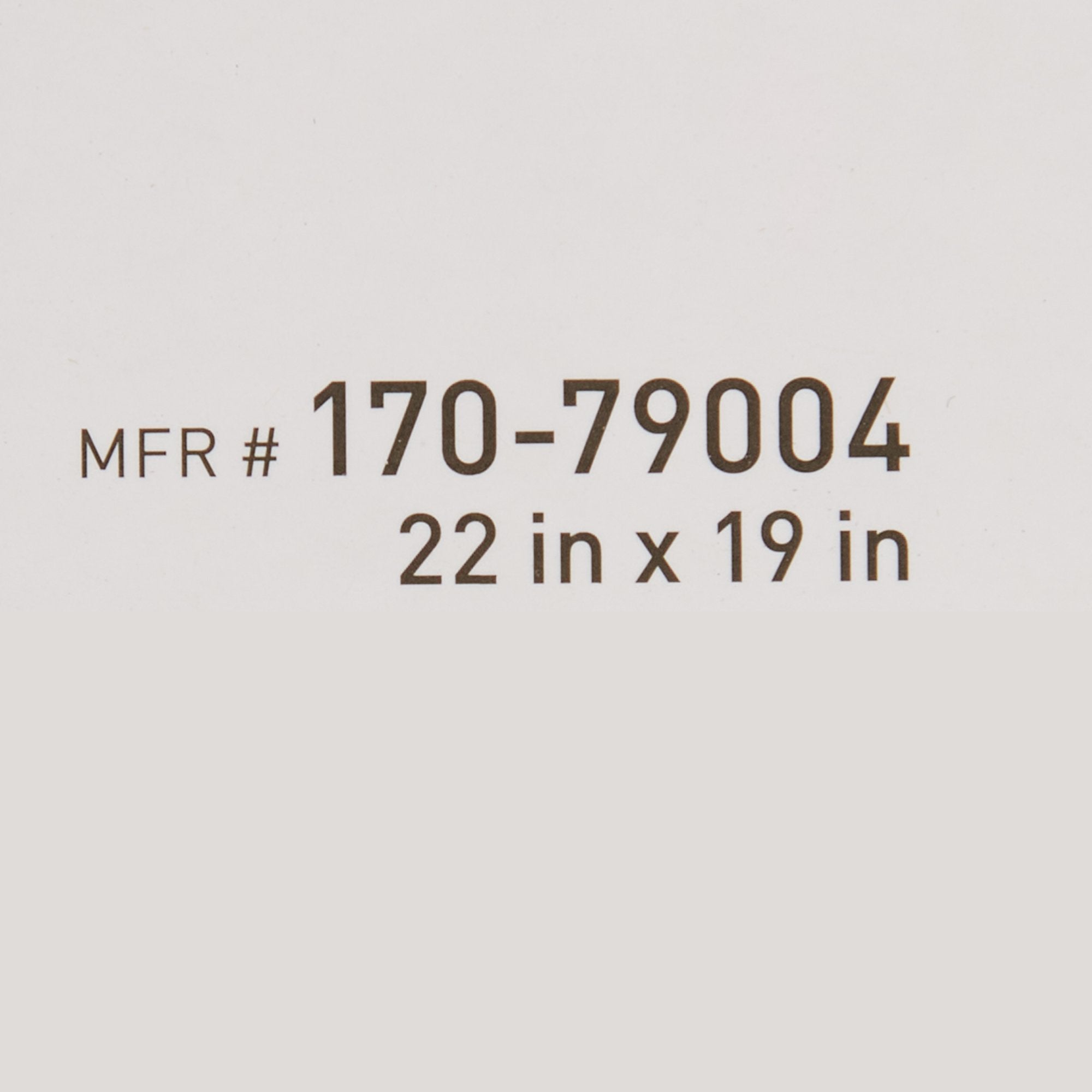 Seat Back Cushion McKesson 22 W X 19 L Inch Foam, Packaging Type- Each