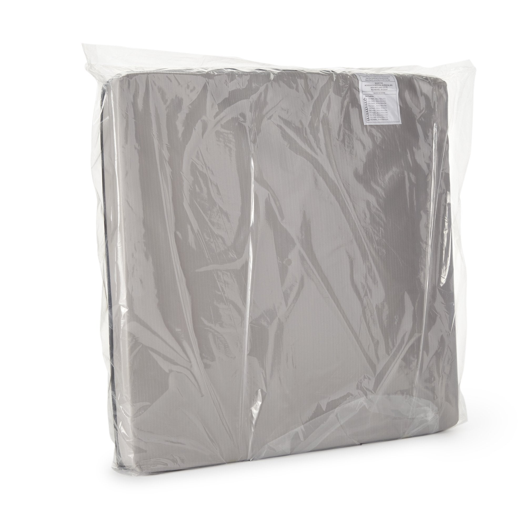 Seat Cushion McKesson 16 W X 16 L X 2 D Inch Foam / Gel, Packaging Type- Case