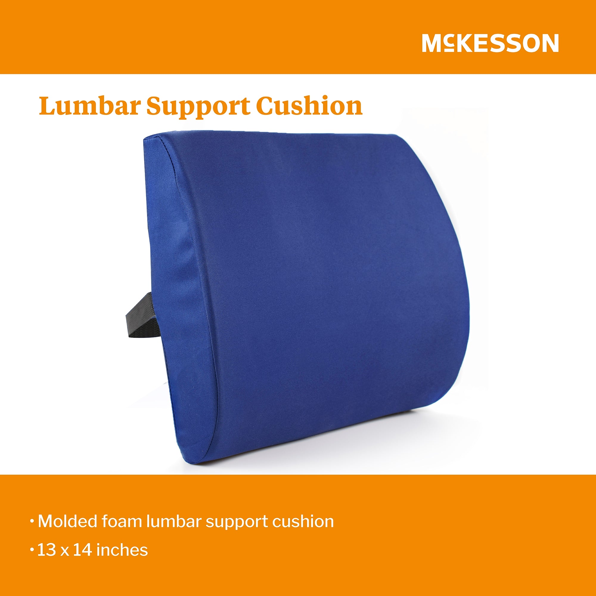 Lumbar Support Cushion McKesson 13 W X 14 L Inch Foam, Packaging Type- Case