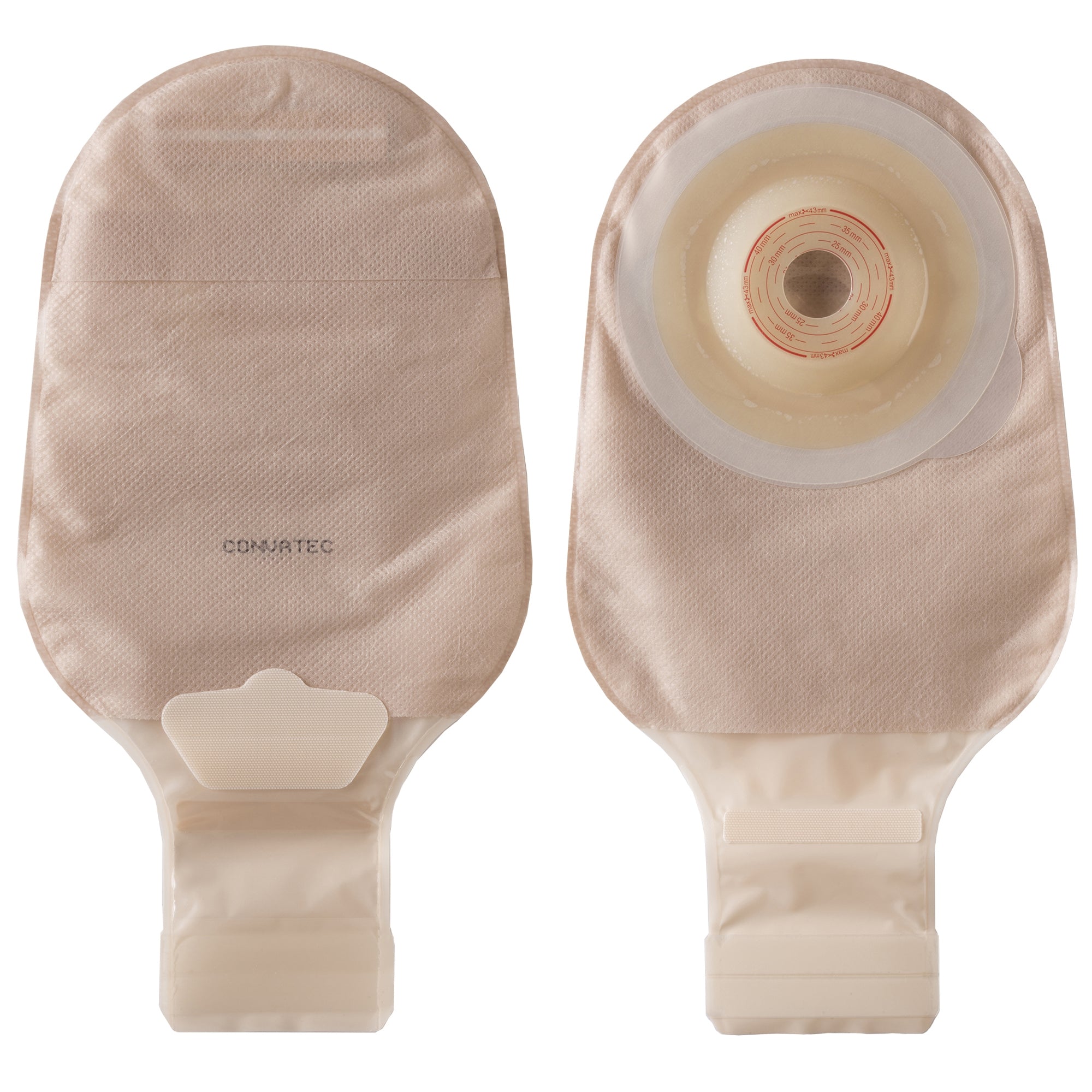 Ostomy Pouch Esteem + Flex One-Piece System 8-1/2 Inch Length Convex V2, Trim to Fit 13/16 to 1-3/8 Inch Stoma Drainable,Packaging Type- Box