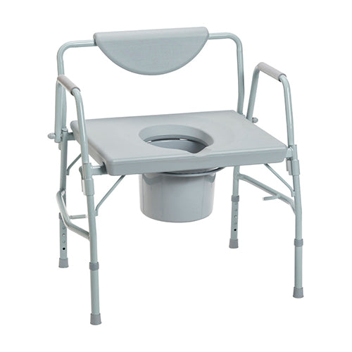 Bariatric Drop-arm Commode Deluxe Assembled