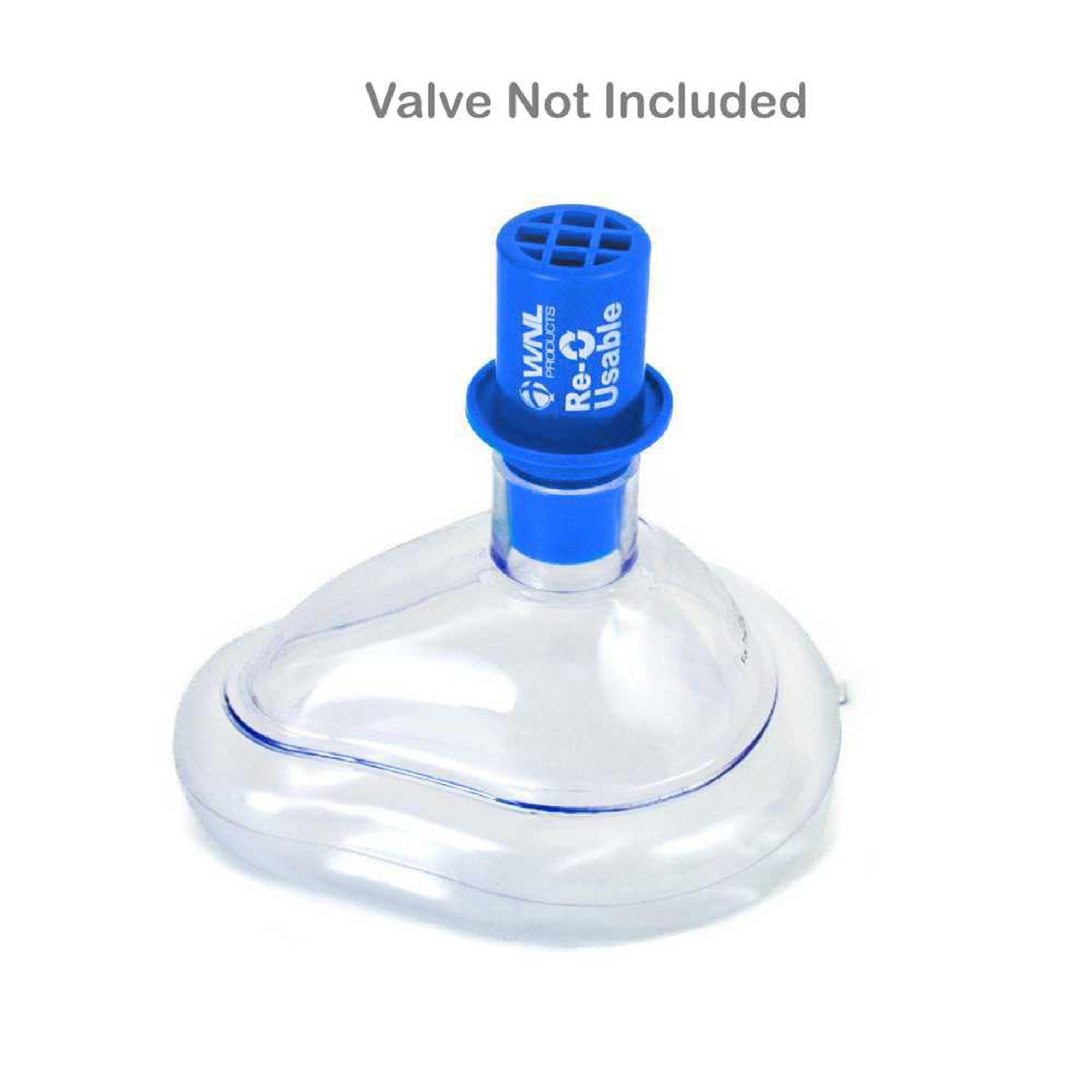 CPR Trainer with Training Valve Combo Practi-MASK Adult / Child, Packaging Type- Box