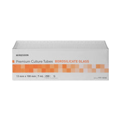 McKesson Test Tube Plain 7 mL Without Closure Glass Tube, Packaging Type- Case
