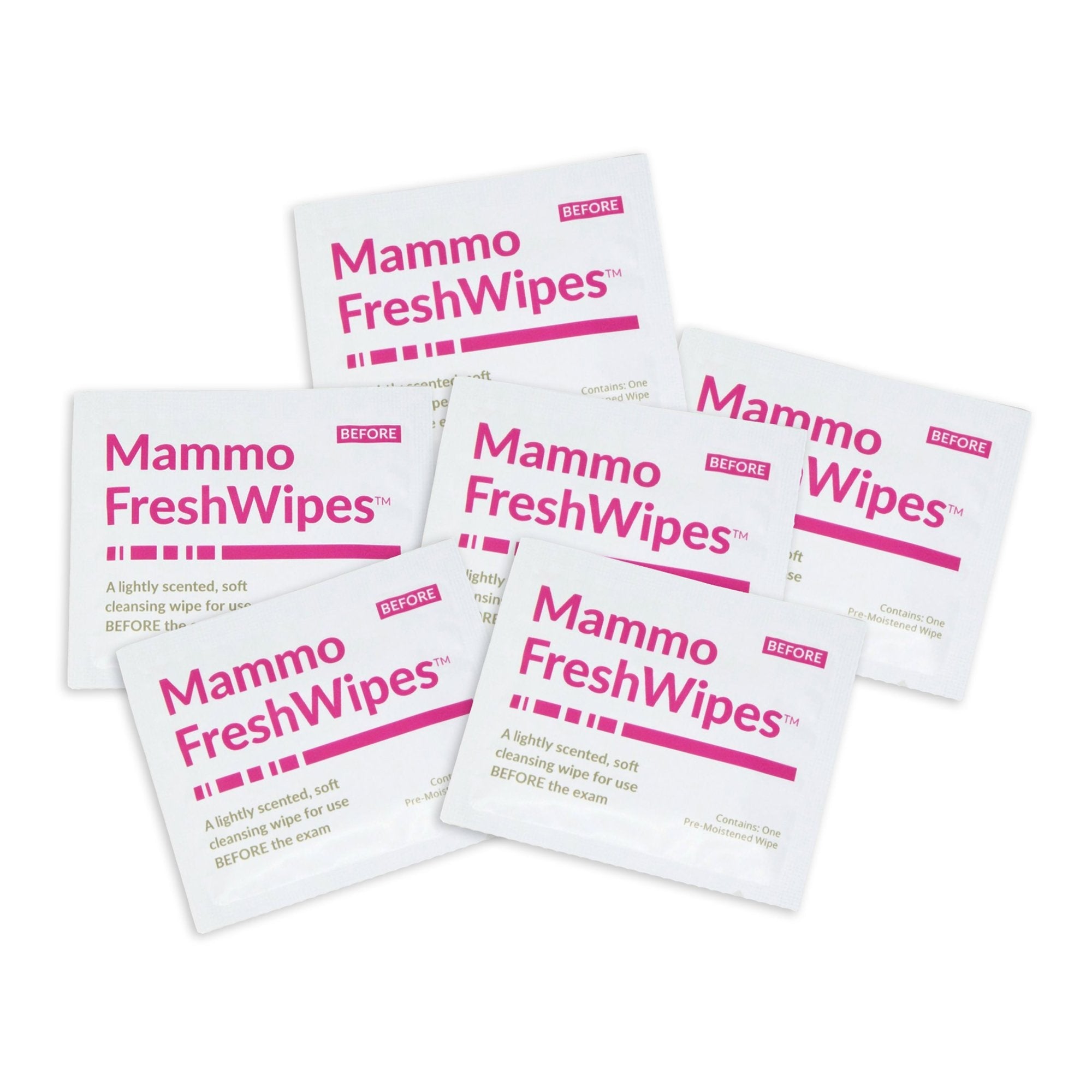 Toallitas limpiadoras para mamografía PDC Freshwipes, paquete individual perfumado, 50 unidades