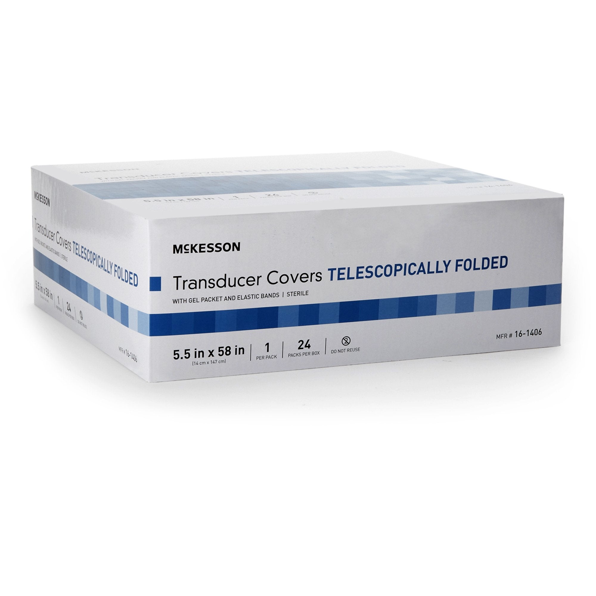 Ultrasound Transducer Cover Kit McKesson 5-1/2 X 58 Inch Polyurethane Sterile Folded, Packaging Type- Box