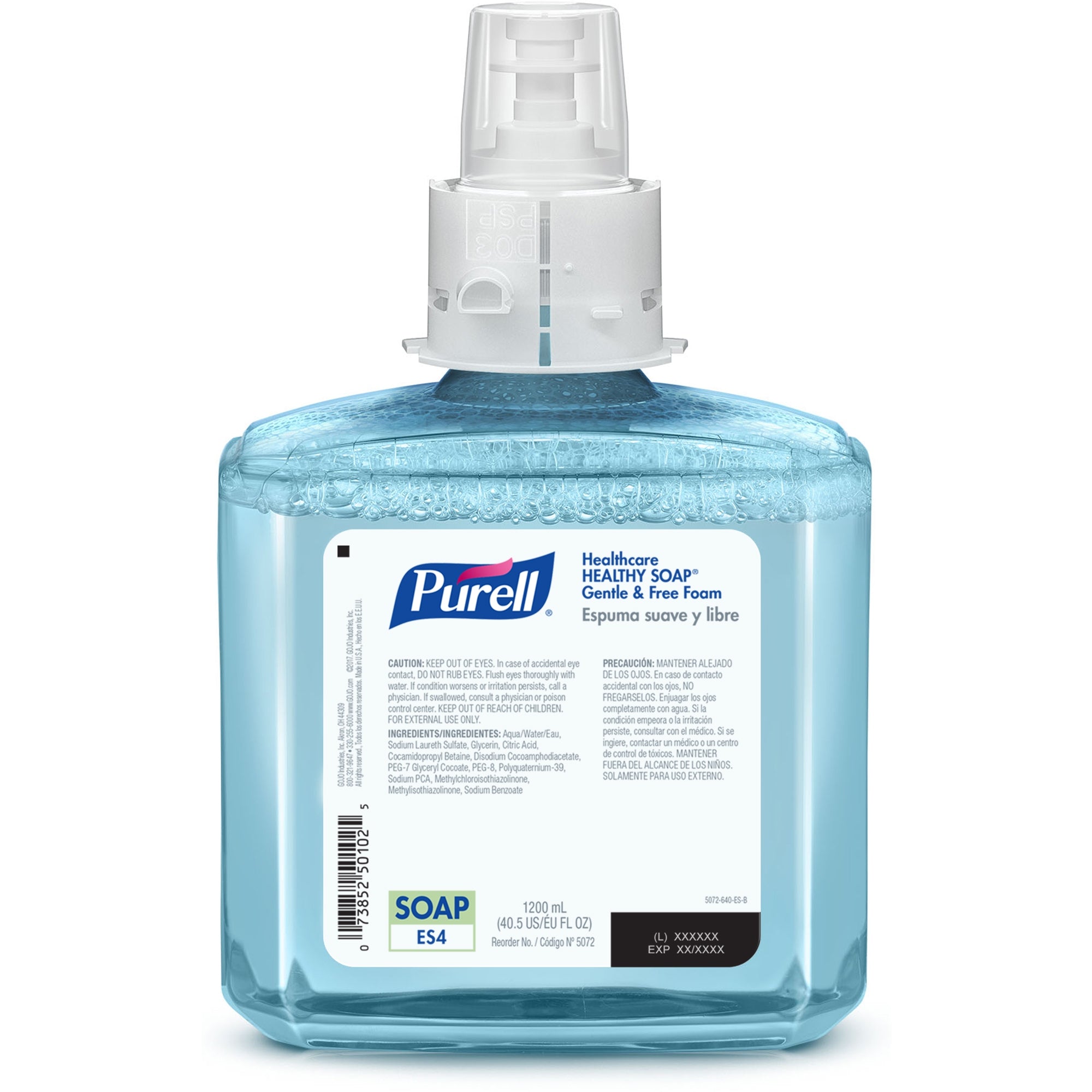 Soap Purell Healthy Soap Foaming 1,200 mL Dispenser Refill Bottle Unscented, Packaging Type- Case