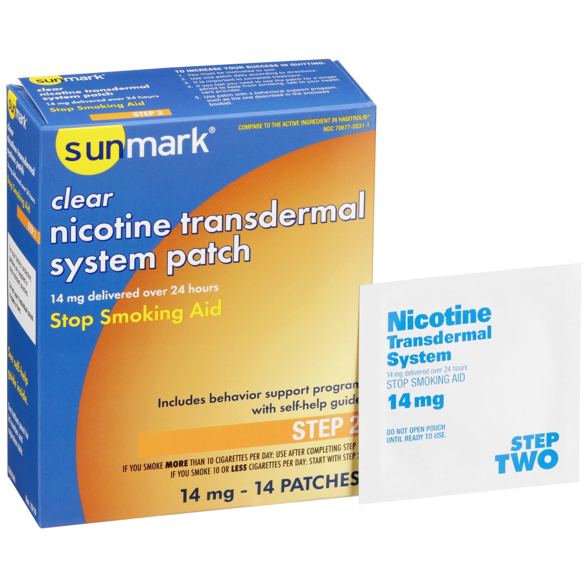 Stop Smoking Aid Foster & Thrive 14 mg Strength Transdermal Patch,Packaging Type- Box