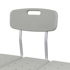 McKesson Knocked Down Bath Transfer Bench Removable Arm Rail 17-1/2 to 22-1/2 Inch Seat Height 400 lbs. Weight Capacity, Packaging Type- Case