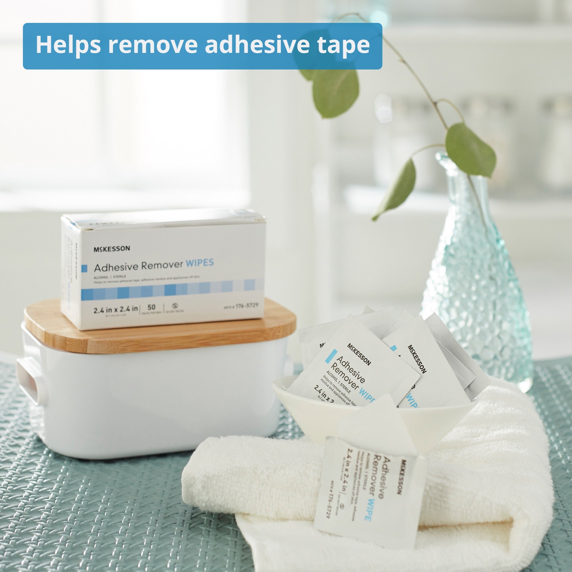 Adhesive Remover McKesson Wipe 50 per Box, Packaging Type- Case