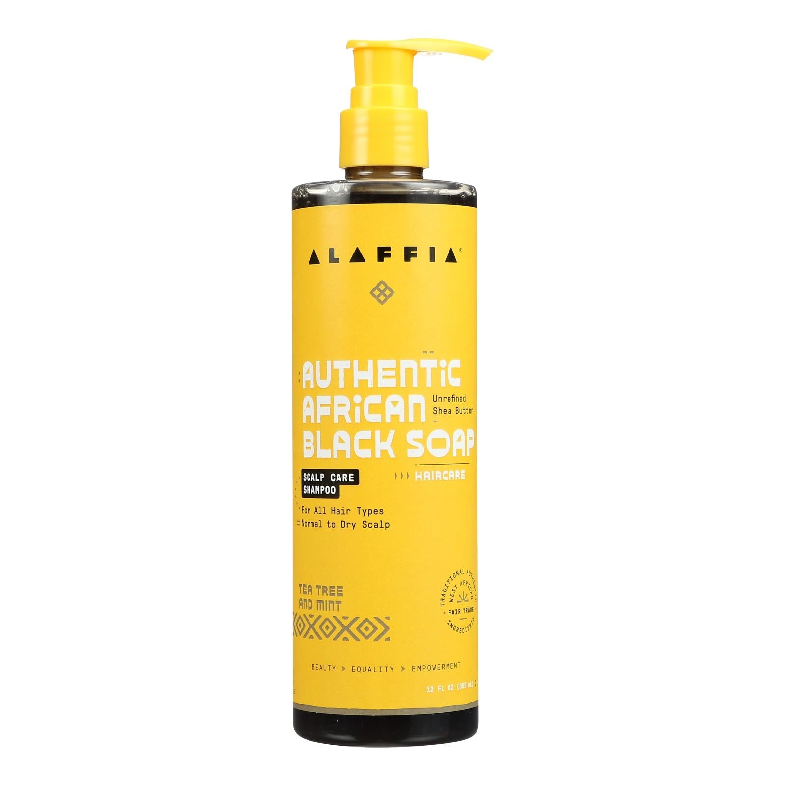Alaffia - Champú Sclp Care Ttree Mint - 1 unidad - 12 onzas líquidas