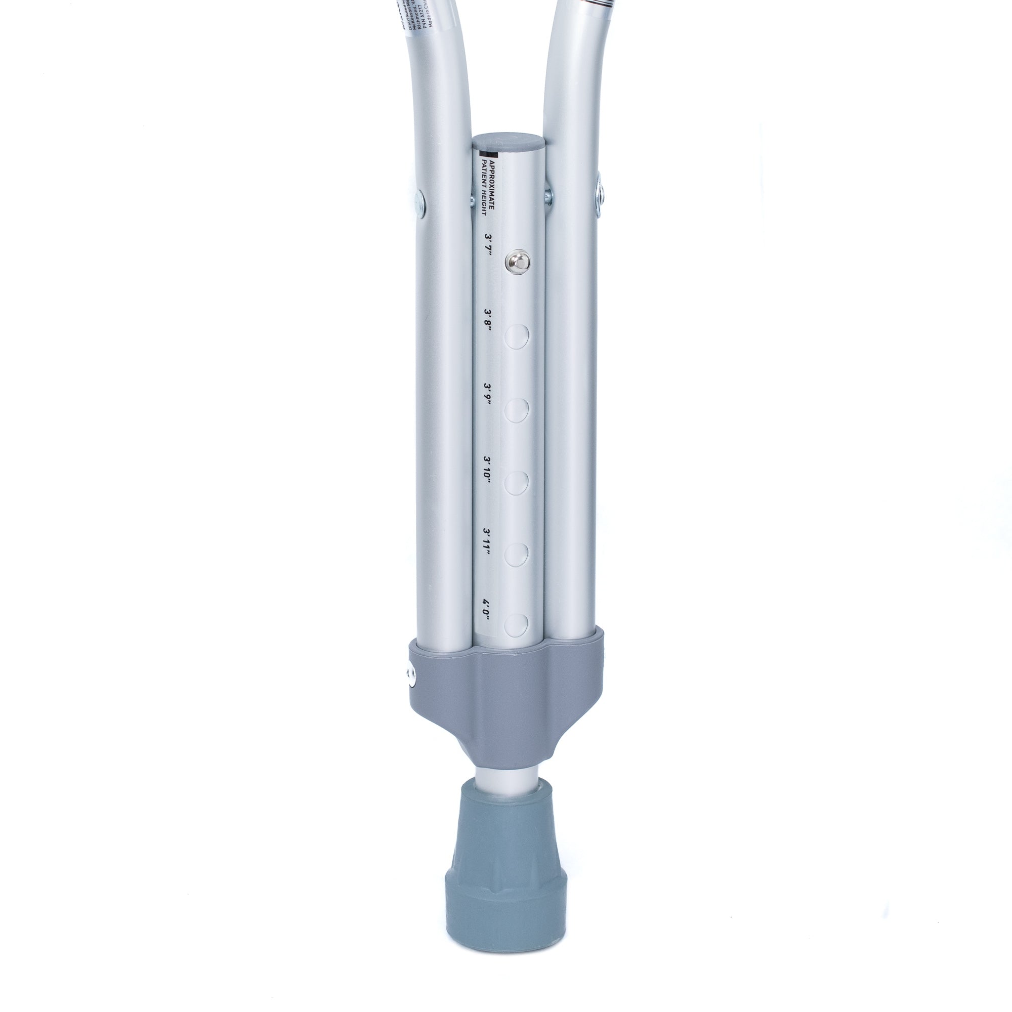 McKesson Pediatric Underarm Crutches | 175 lbs Capacity, Adjustable Height (3'7"–4'0")