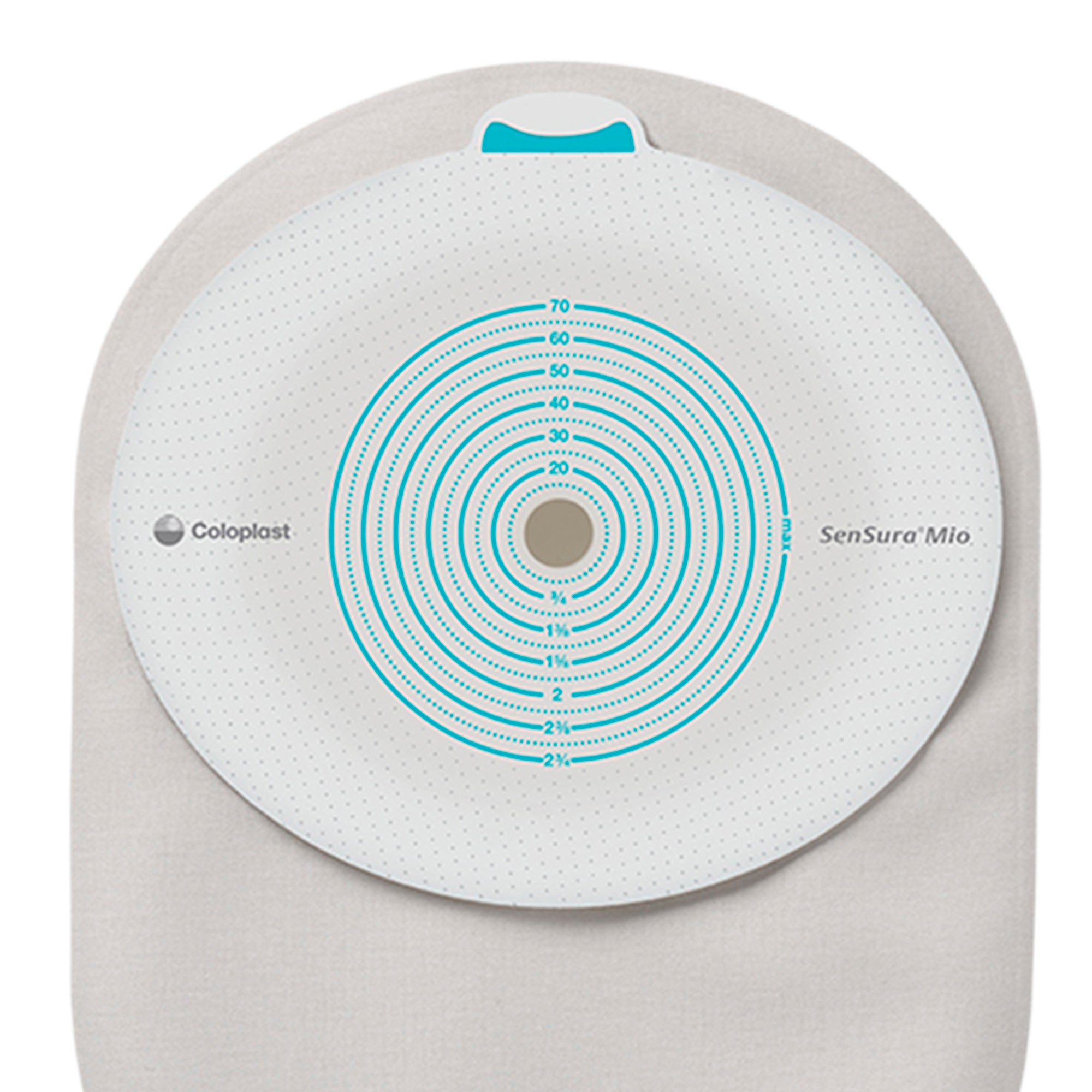Ostomy Pouch SenSura Mio High Output One-Piece System Flat, Trim to Fit 10 to 70 mm Stoma Drainable,Packaging Type- Box