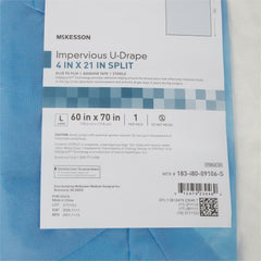 Orthopedic Drape McKesson Impervious U-Drape 60 W X 70 L Inch Sterile, Packaging Type- Case