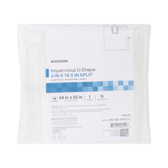 Orthopedic Drape McKesson Impervious U-Drape 52 W X 48 L Inch Sterile, Packaging Type- Case