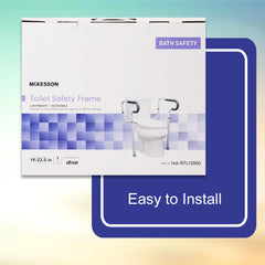 McKesson Toilet Safety Rail Aluminum Support