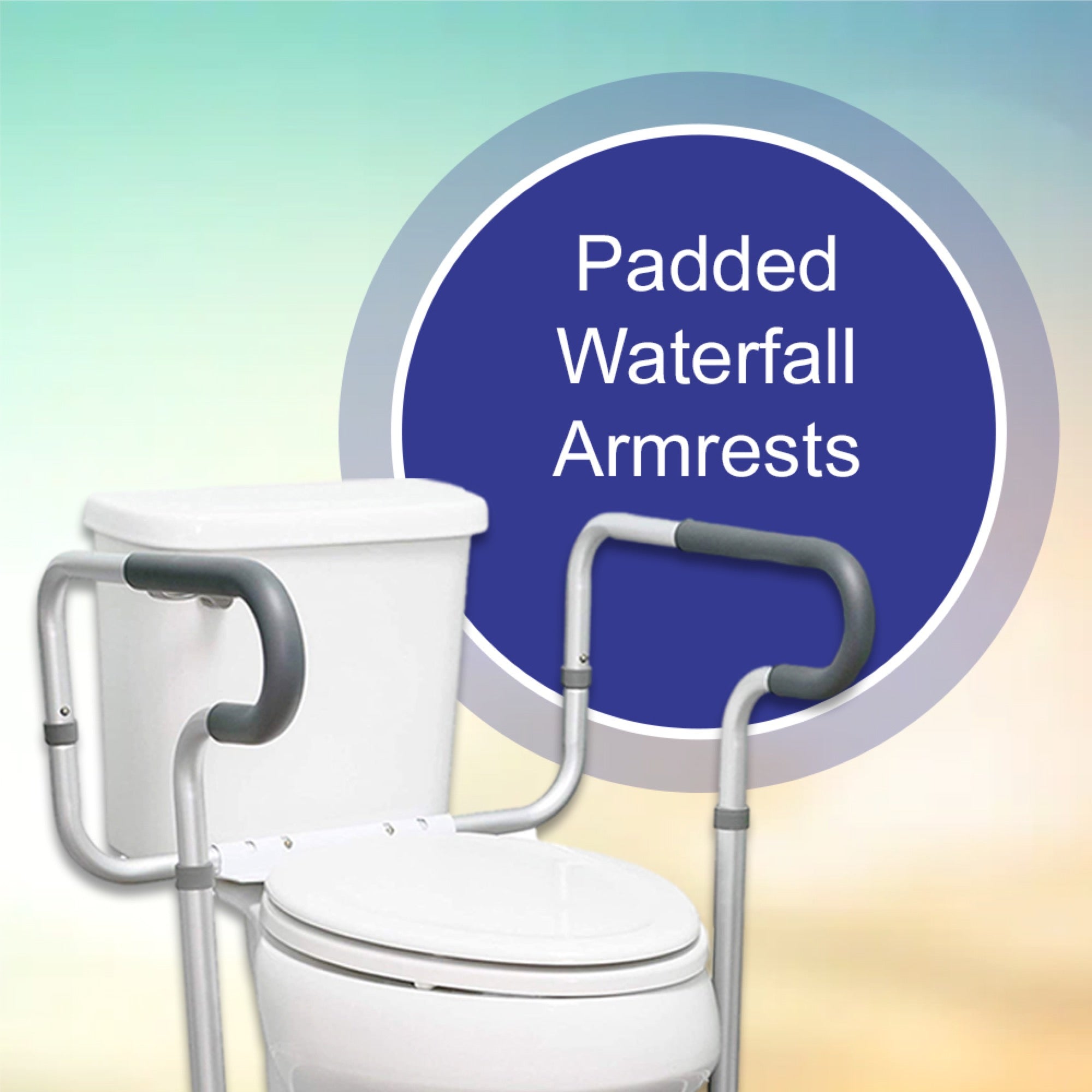 McKesson Toilet Safety Rail for Bathroom Support