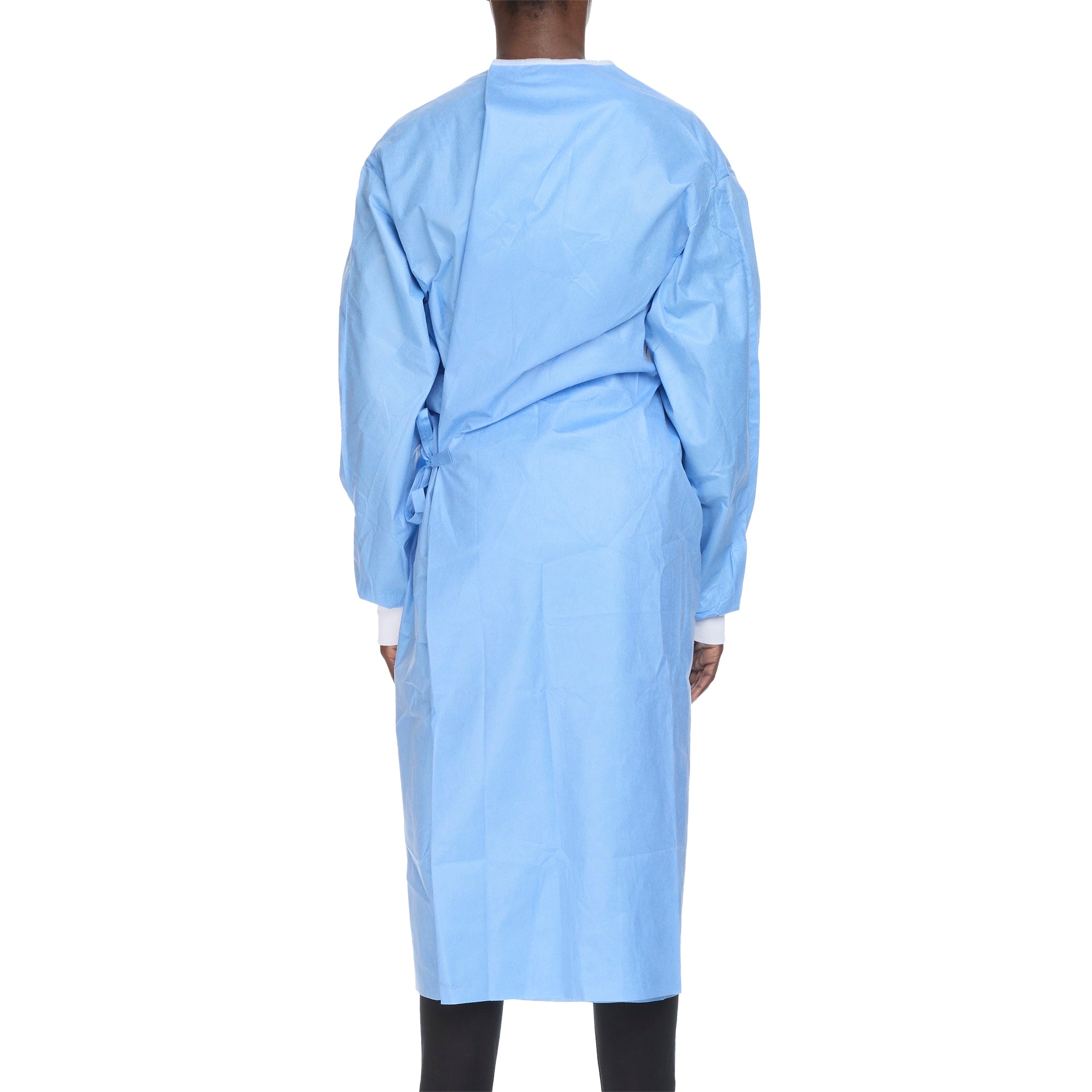 Non-Reinforced Surgical Gown with Towel McKesson Medium Blue Sterile AAMI Level 3 Disposable, Packaging Type- Case