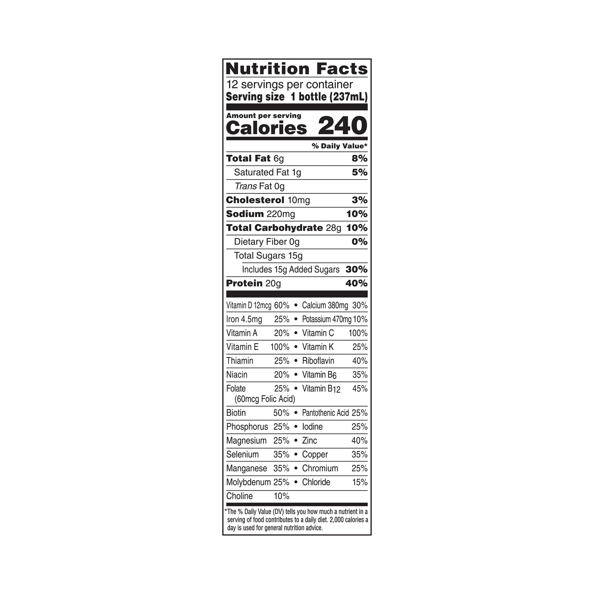 Oral Supplement Boost High Protein Creamy Strawberry Flavor Liquid 8 oz. Bottle | 24/Case