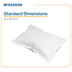 Pillowcase McKesson Standard White Disposable, Packaging Type- Case