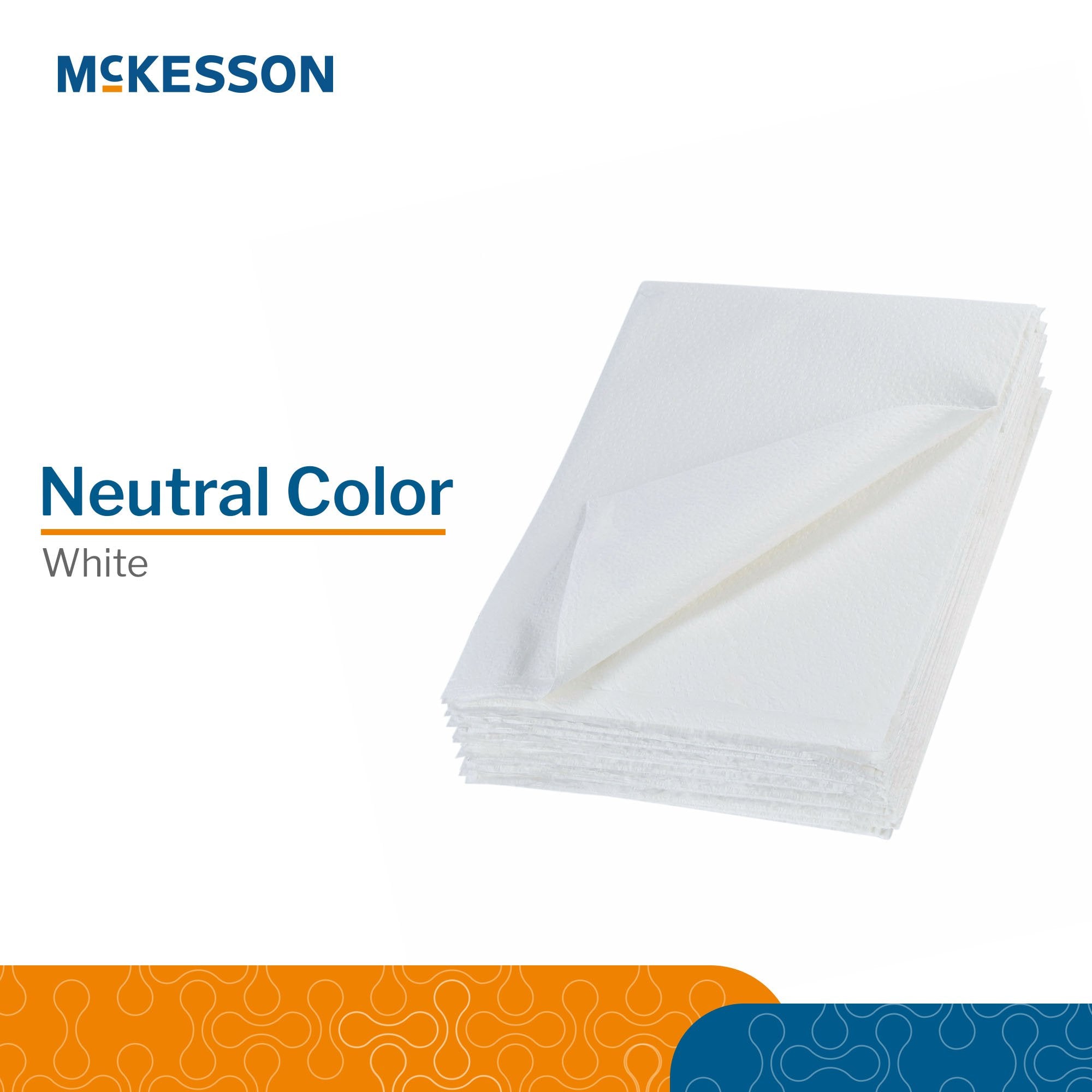 Pillowcase McKesson Standard White Disposable, Packaging Type- Case