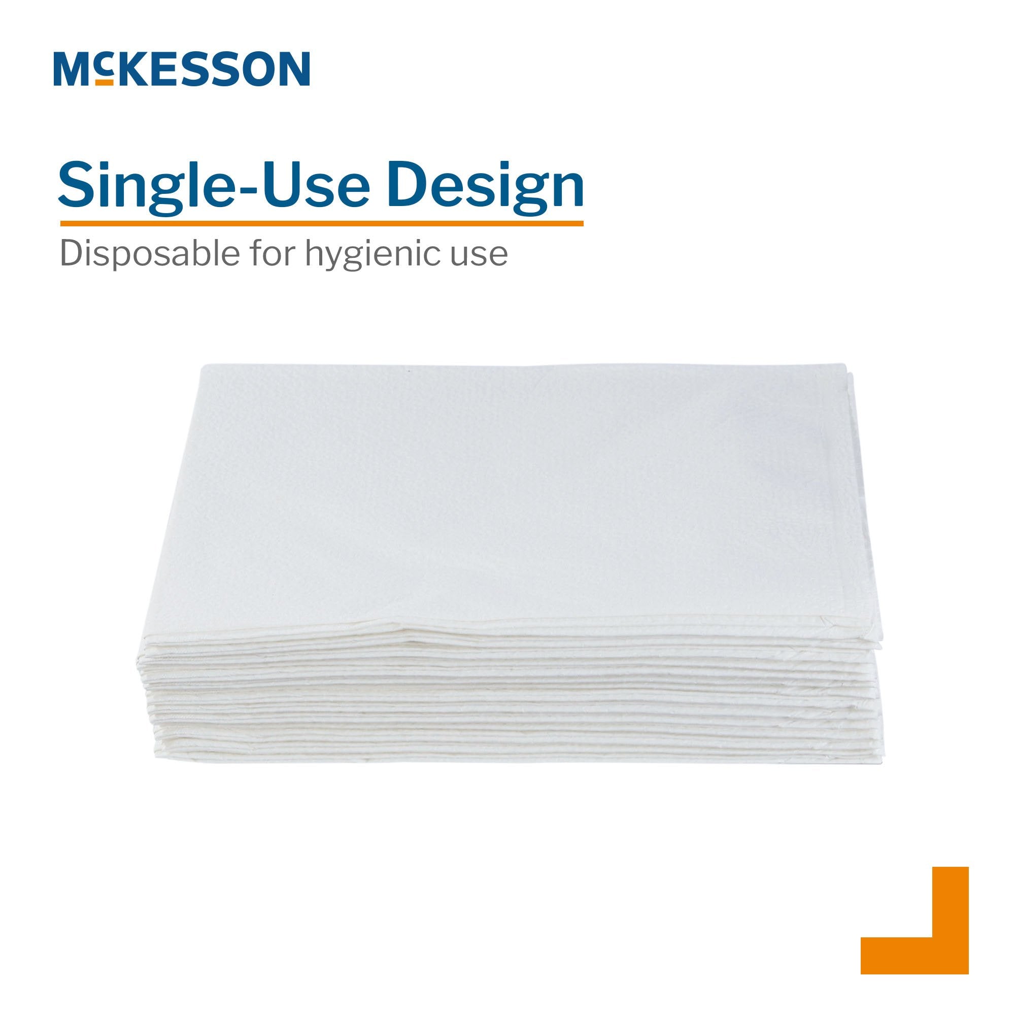 Pillowcase McKesson Standard White Disposable, Packaging Type- Case