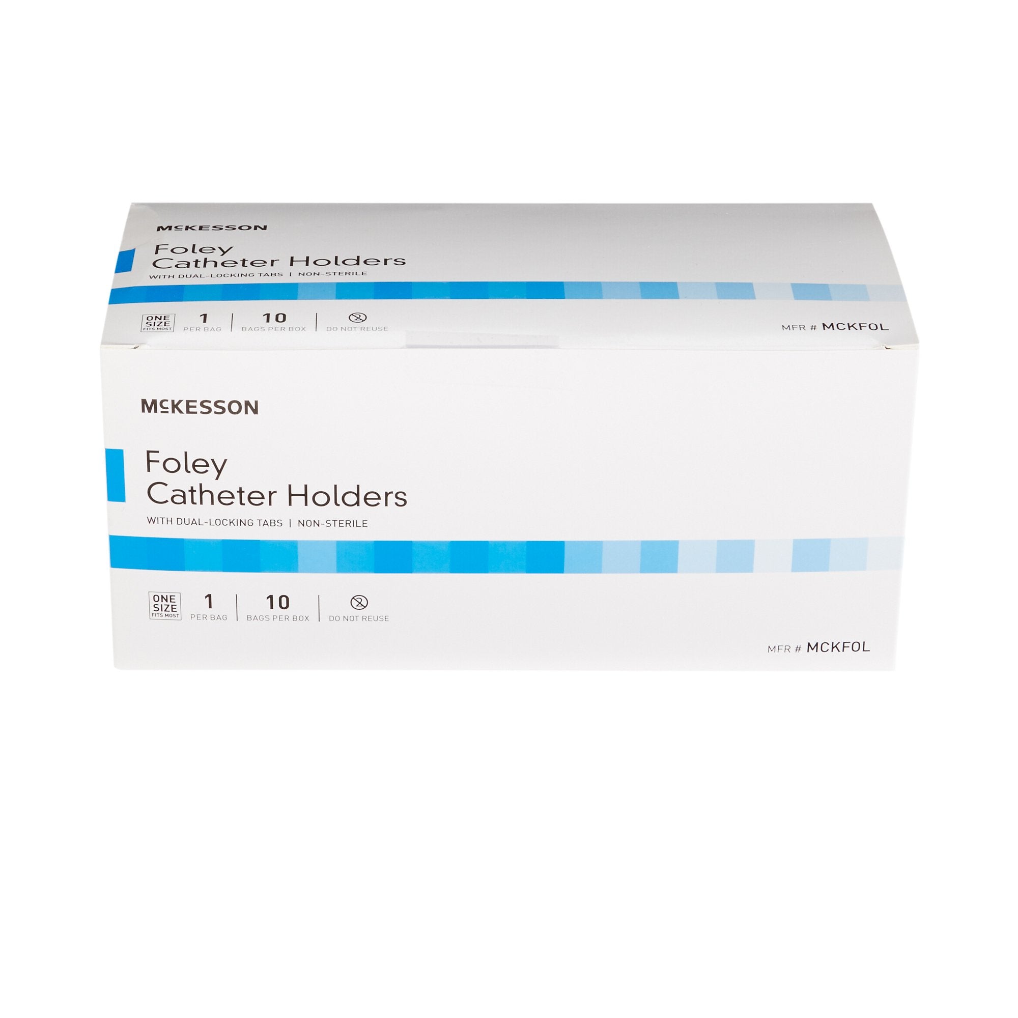 Leg Strap McKesson 2 X 24 Inch Length, Dual-Locking Tabs, Stretch Material, Hook and Loop Closure, Nonsterile, Packaging Type- Case
