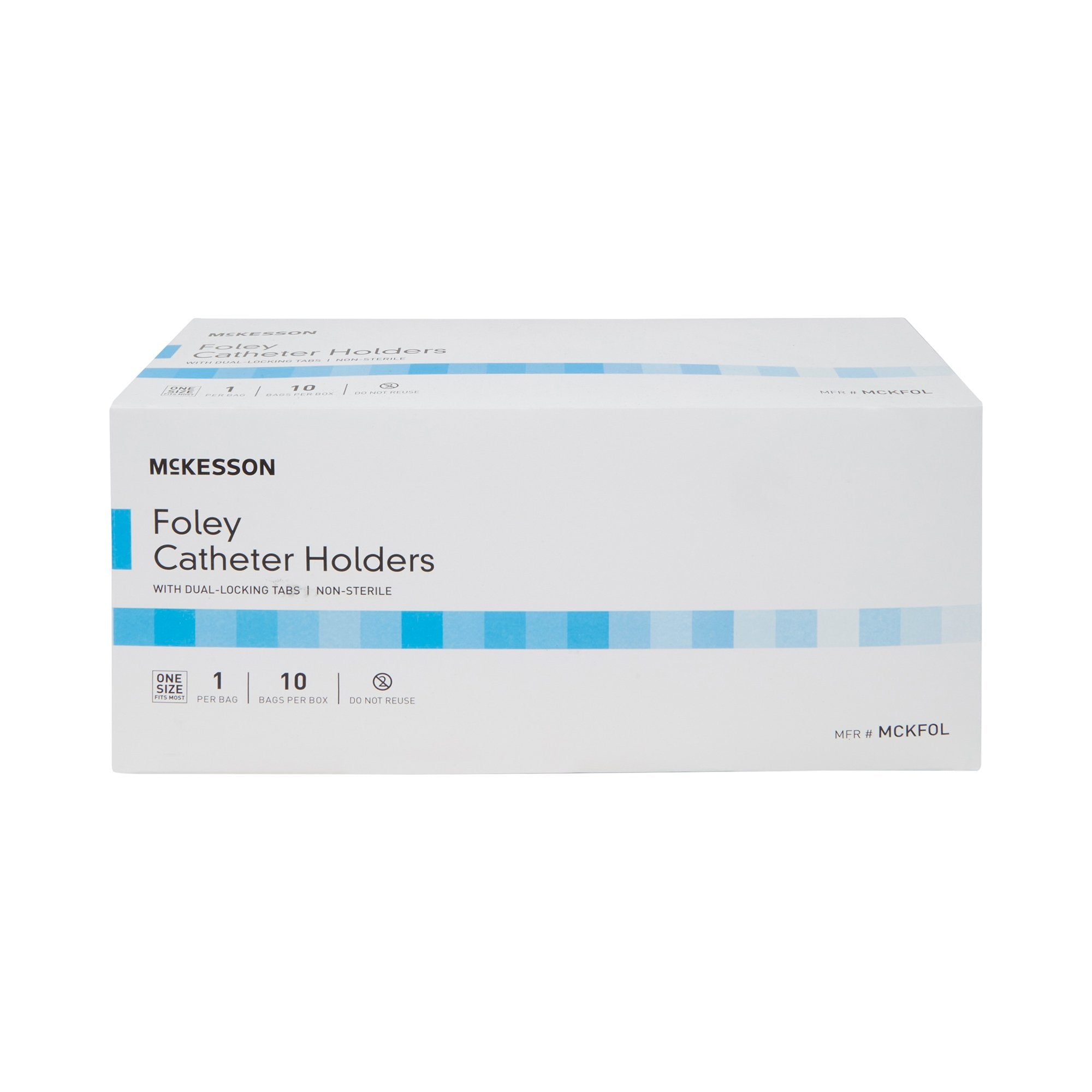 Leg Strap McKesson 2 X 24 Inch Length, Dual-Locking Tabs, Stretch Material, Hook and Loop Closure, Nonsterile, Packaging Type- Case