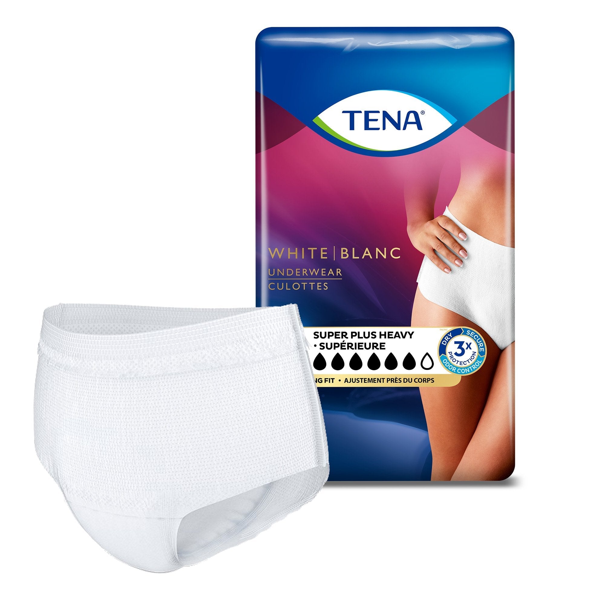female adult absorbent underwear tena women super plus pull on with tear away seams small medium disposable heavy absorbency packaging type case