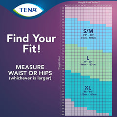 female adult absorbent underwear tena women super plus pull on with tear away seams small medium disposable heavy absorbency packaging type case
