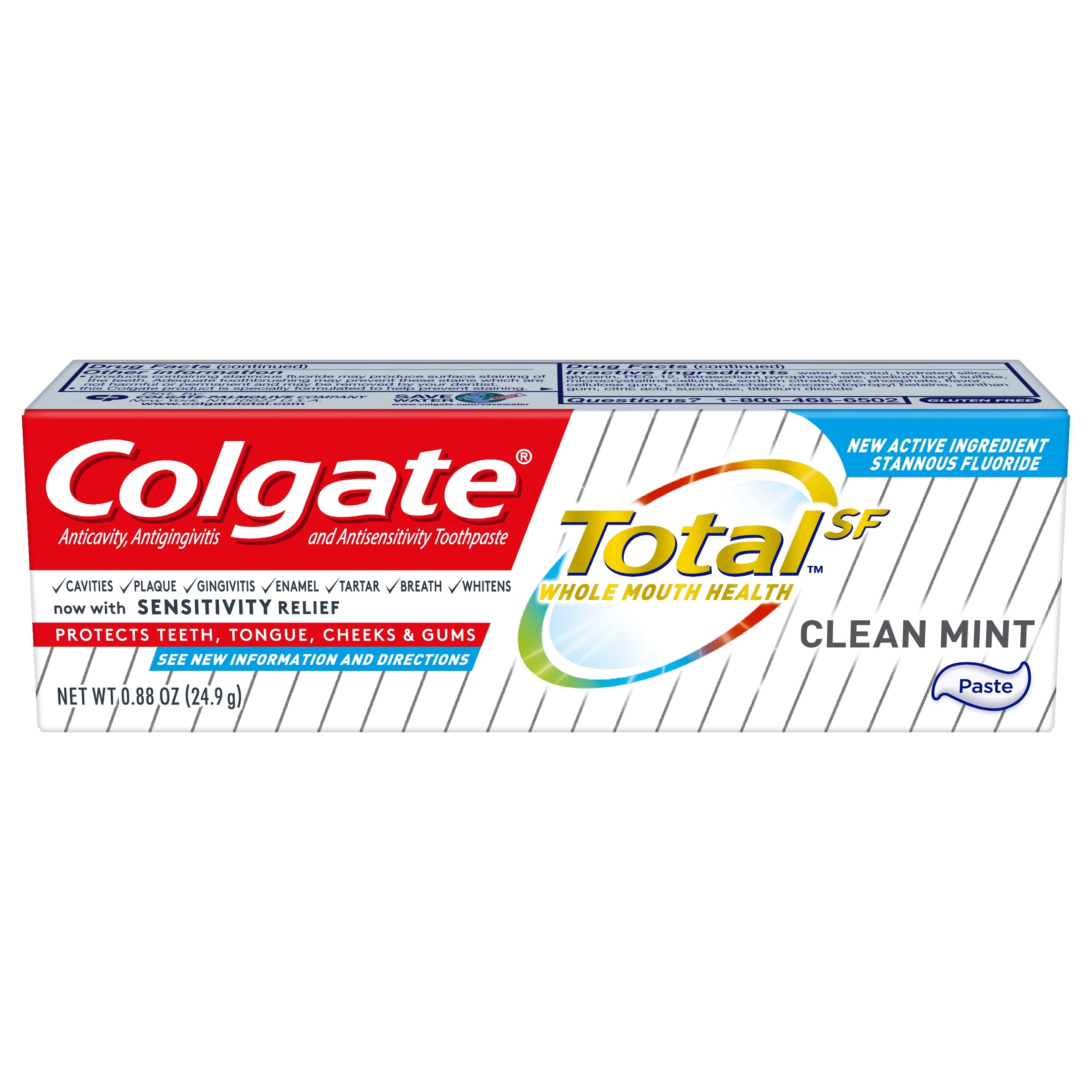 Toothpaste Colgate Total Clean Mint Flavor 0.88 oz. Tube, Packaging Type- Case