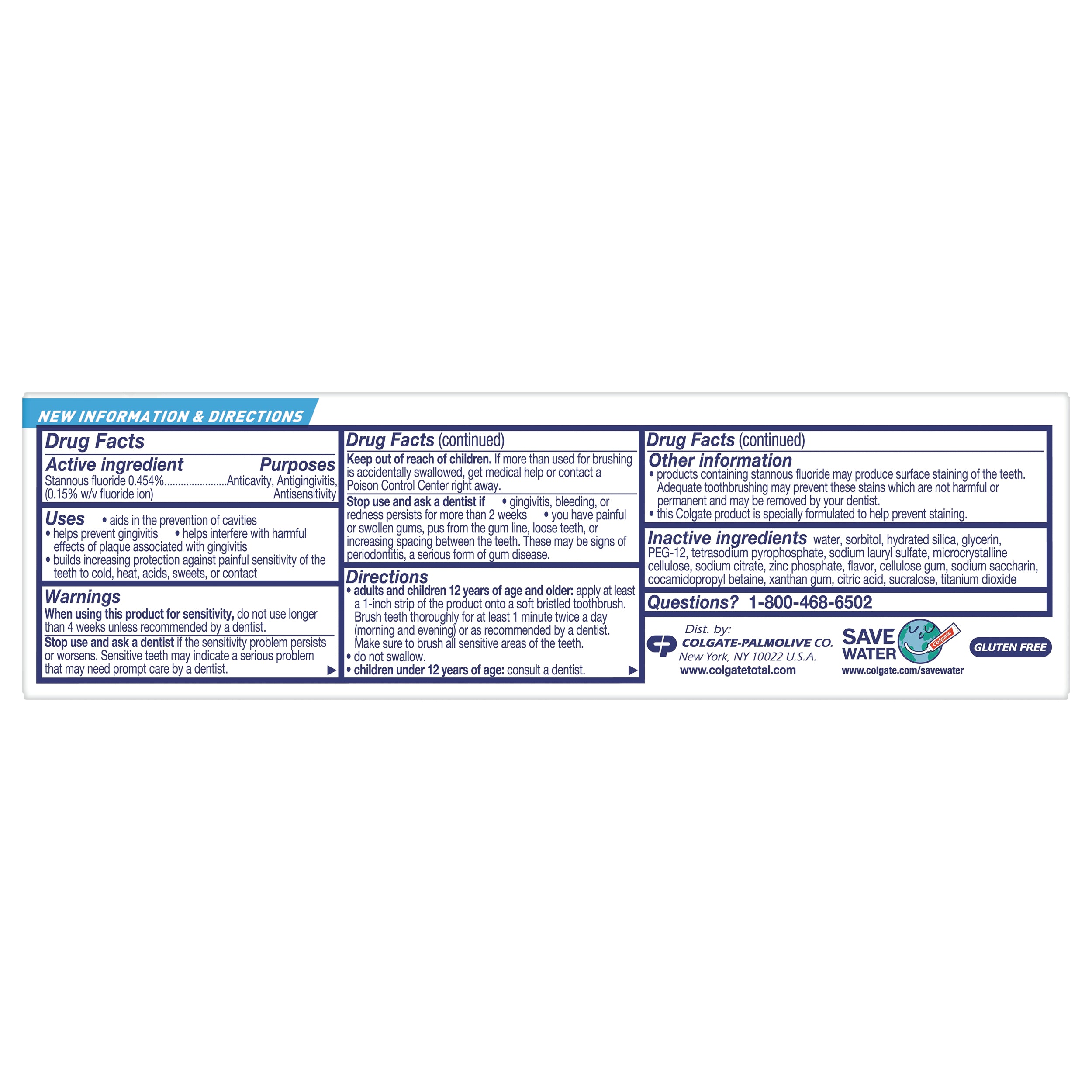 Toothpaste Colgate Total Clean Mint Flavor 0.88 oz. Tube, Packaging Type- Case