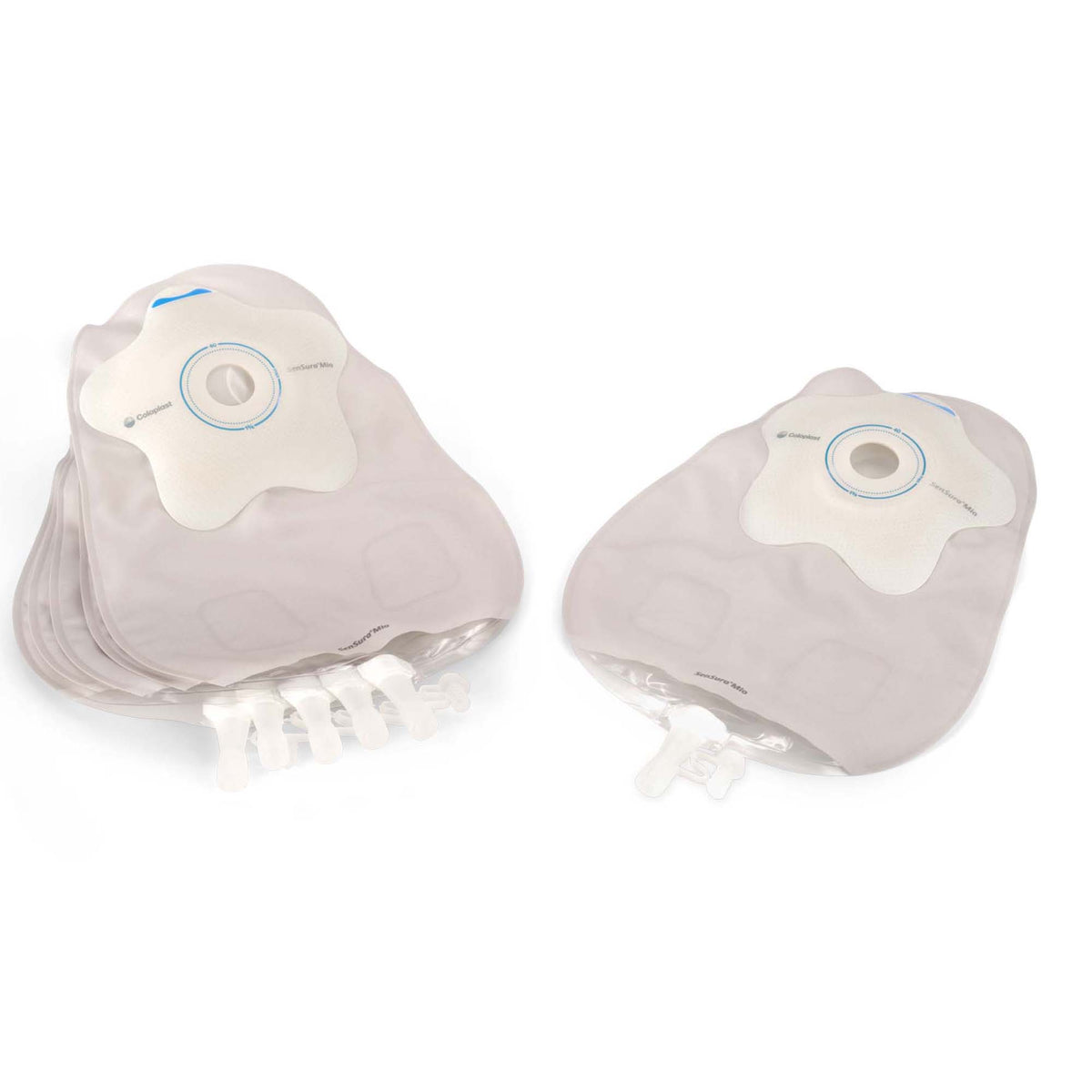 Urostomy Pouch SenSura Mio Concave One-Piece System 10-1/2 Inch Length, Maxi Concave, Trim to Fit 10 to 40 mm Stoma Drainable | 10/Box