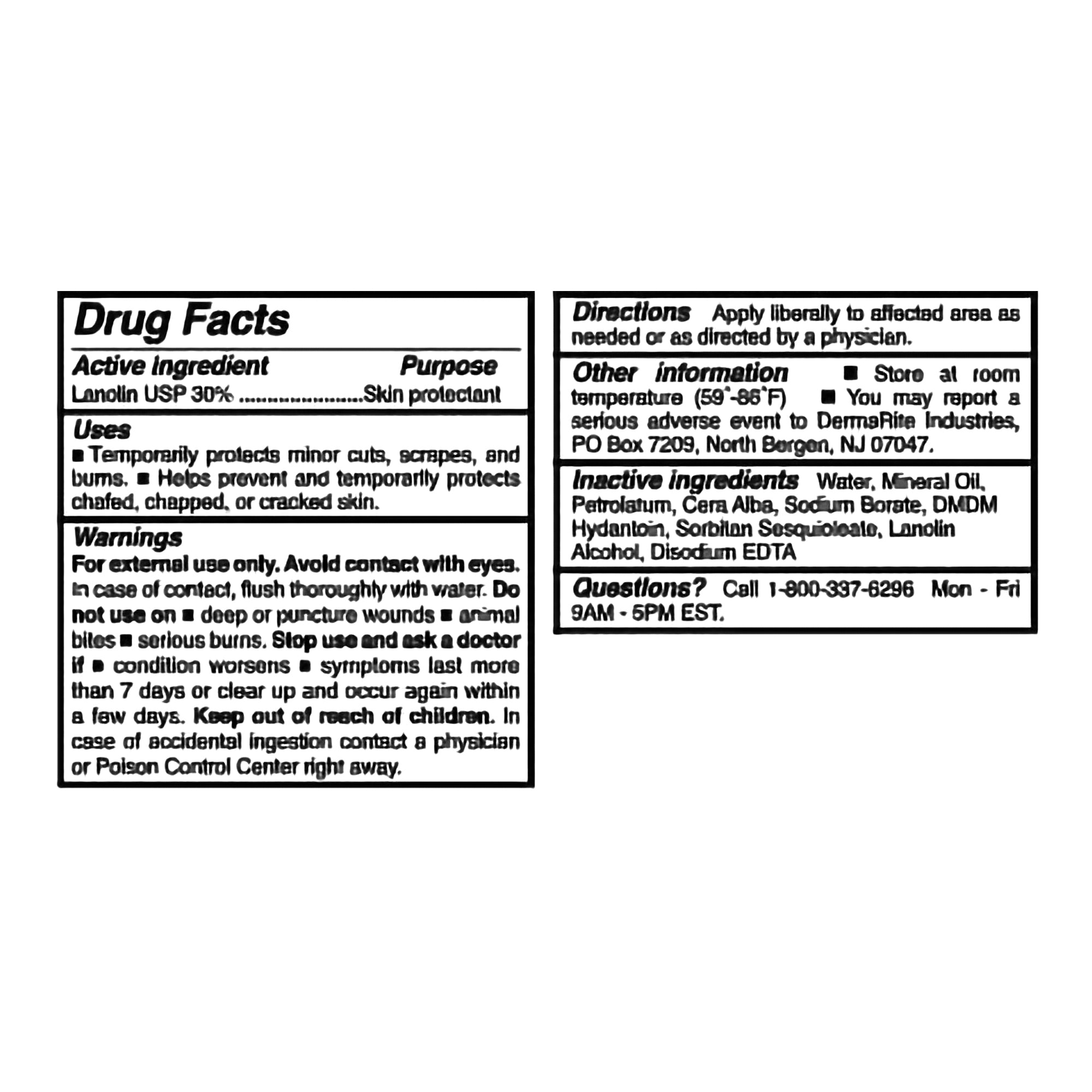 Skin Protectant Lantiseptic Dry Skin Therapy 14 oz. Jar Lanolin Scent Cream,Packaging Type- Each