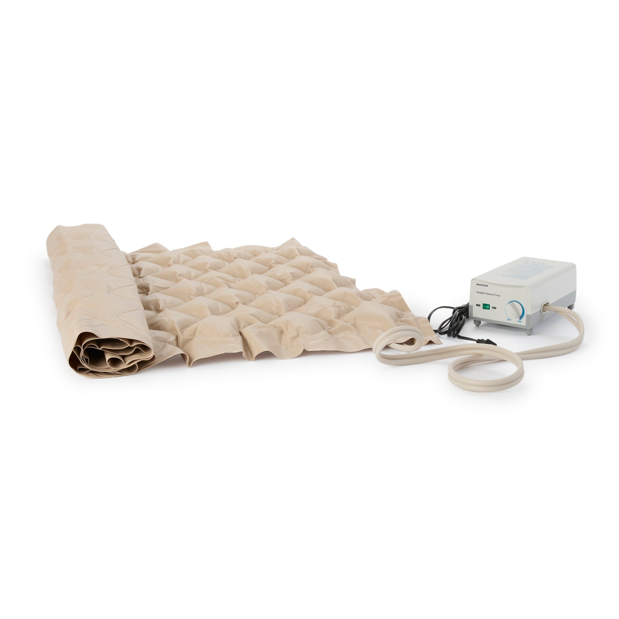Variable Pressure Pump and Mattress Pad System McKesson Pressure Redistribution 78 L X 36 W Inch For Mattresses, Packaging Type- Each