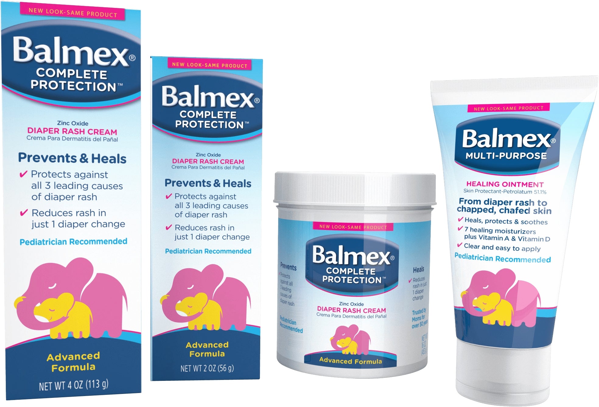 Diaper Rash Treatment Balmex 16 oz. Jar Balsam Scent Ointment,Packaging Type- Each