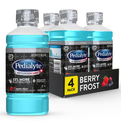 Oral Electrolyte Solution Pedialyte AdvancedCare Plus Berry Frost Flavor 33.8 oz. Electrolyte, Packaging Type- Case